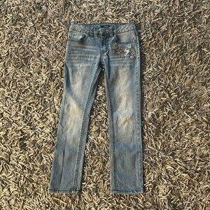 Bebe girls skinny jeans size 7